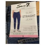 Seven7 Slim Straight Jean Size 6 High Rise