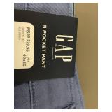 GAP 5 Pocket Pant Blue Indigo Size 40x30