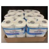 Case of 12 Meijer Essential Paper Towels 2-Ply Double Rolls Limited Edition
