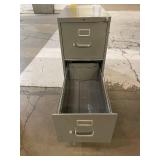 2-Drawer Metal File Cabinet