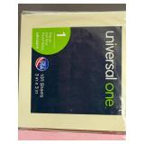 Lot of 12 Universal One 3x3 Pop-Up Self-Stick Note Pads Assorted Pastel Colors