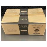 Case of 48 Yoshi 7-Inch High Gloss White Disposable Plastic Tongs