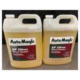 2 Bottles Auto Magic XP Citrus Wheel Cleaner 1 Gallon Each