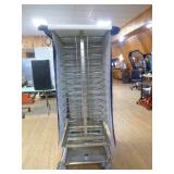 Mobile Plate Rack with Cover