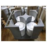 Lakeside Plate Cart with Plates
