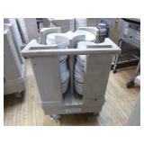 Raburn Plate Cart with Bowls
