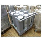 Raburn Plate Cart with Plates