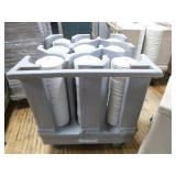 Raburn Plate Cart with Plates