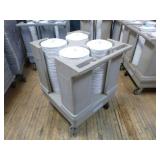 Raburn Plate Cart with Plates