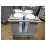 Raburn Plate Cart with Plates
