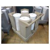 Raburn Plate Cart with Plates