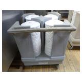 Lakeside Plate Cart with Plates
