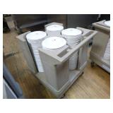 Raburn Plate Cart with Plates