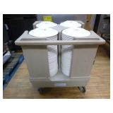 Raburn Plate Cart with Plates
