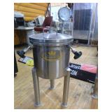 2 Stainless Steel Vessels Used for Brewing