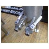 2 Stainless Steel Vessels Used for Brewing