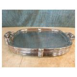 10 Silver Metal Serving Trays
