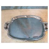 10 Silver Metal Serving Trays