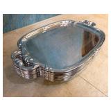 10 Silver Metal Serving Trays