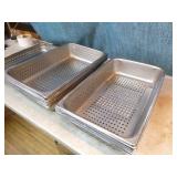 16 Full Size Perforated Stainless Steel Steam Table Pans
