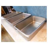 5 Full Size Stainless Steel Steam Table Pans