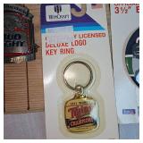 Bud Light Belt Buckle and Minnesota Twins Belt Buckle, Keychain and 1991 Worls Series Button