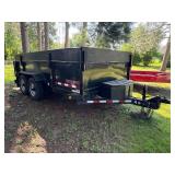 Versadump Hydraulic Dump Trailer - Heavy Duty Dual Axle