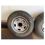 Set of 2 Used Grabber AW Tires with Rims
