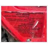 Vintage Honda Big Red Three-Wheeler ATV - Classic Red Off-Road Vehicle
