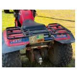 Vintage Honda Big Red Three-Wheeler ATV - Classic Red Off-Road Vehicle