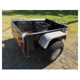 Heavy-Duty ATV Utility Trailer with Diamond Plate Fenders