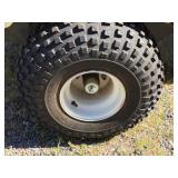 Heavy-Duty ATV Utility Trailer with Diamond Plate Fenders