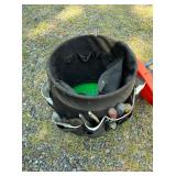 Portable Tool Bucket with Organizer and Lid