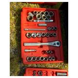 Comprehensive Socket and Ratchet Tool Set with Toolbox