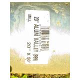 20" Aluminum Valley Flashing Roll - 20" x 50