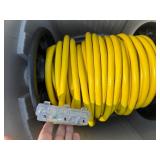 Hose Hideaway Reel with Yellow Hose - Outdoor Garden Storage