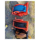 Lot of 5 Industrial Reels with Extension Cords