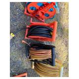 Lot of 5 Industrial Reels with Extension Cords