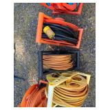 Lot of 5 Industrial Reels with Extension Cords