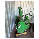 Green PTO-Driven Snow Blower Attachment for Tractors