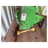 Green PTO-Driven Snow Blower Attachment for Tractors