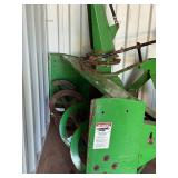 Green PTO-Driven Snow Blower Attachment for Tractors