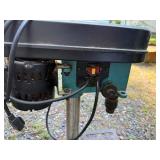 Vintage Benchtop Drill Press with Motor and Adjustable Base