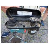 Vintage Benchtop Drill Press with Motor and Adjustable Base