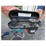 Vintage Benchtop Drill Press with Motor and Adjustable Base