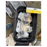 Home Improvement Tool Lot with Paint Roller Tray & Foam Brush Set