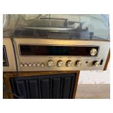 Vintage Sylvania MST-3735 Stereo System with Turntable & Speakers