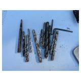 Lot of Assorted Hand Tools: C-Clamps, Ruler, Drill Bits & More