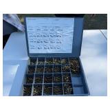 Assorted Screws, Bolts, and Nuts in Compartment Boxes