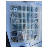 Assorted Screws, Bolts, and Nuts in Compartment Boxes